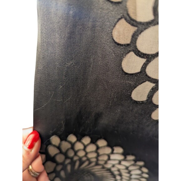 Grizas 100% Silk Asymmetrical Dress Tunic Sheer Panels Classic Gorgeous XS - Picture 6 of 8